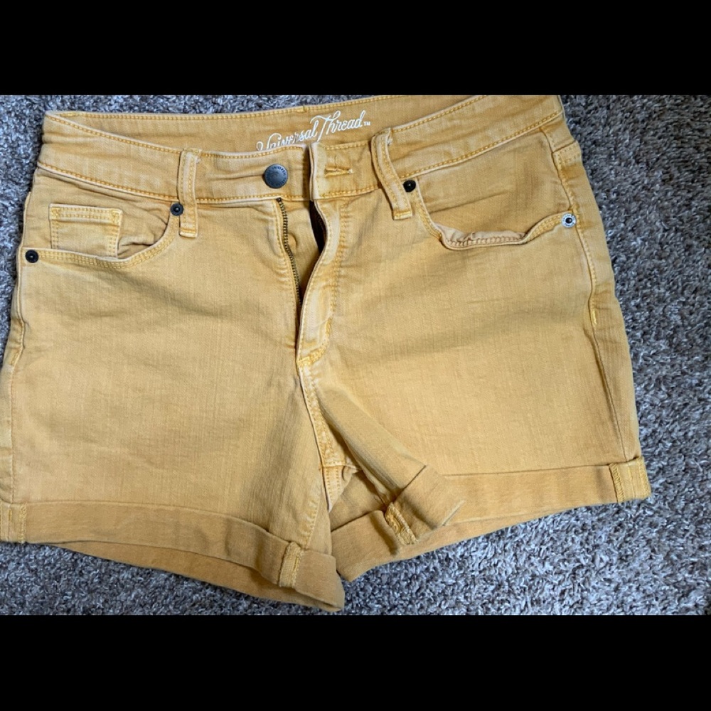 Universal Thread Yellow Jean Shorts